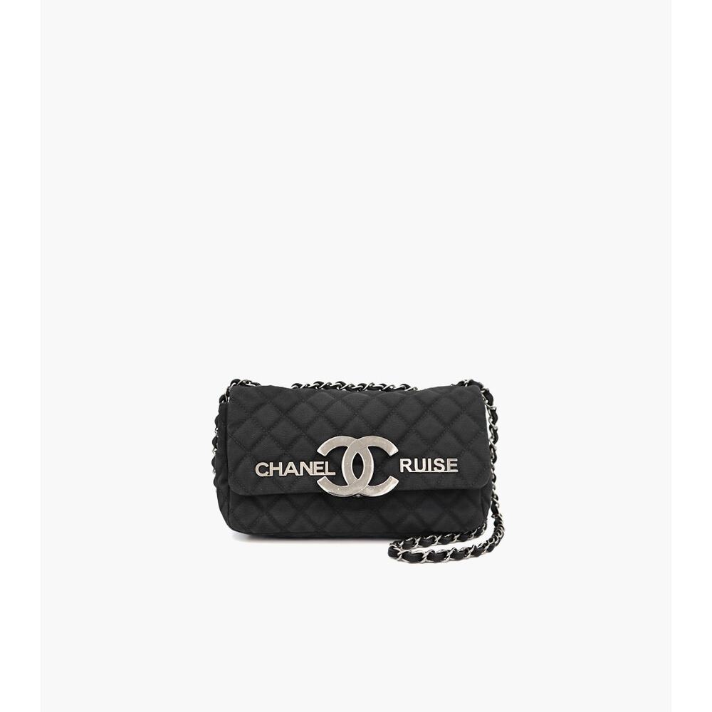 CHANEL Denim Big CC Flap Chain Shoulder Bag A-A13684